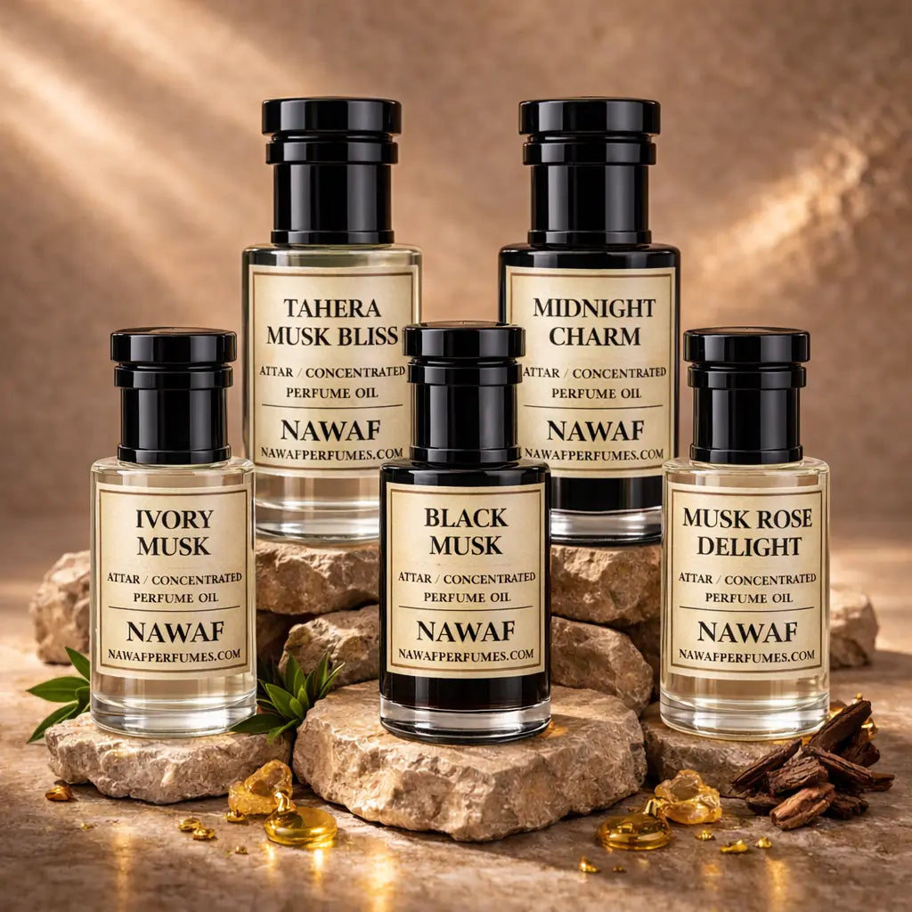 Musk Attar Collection – 5 Piece Set