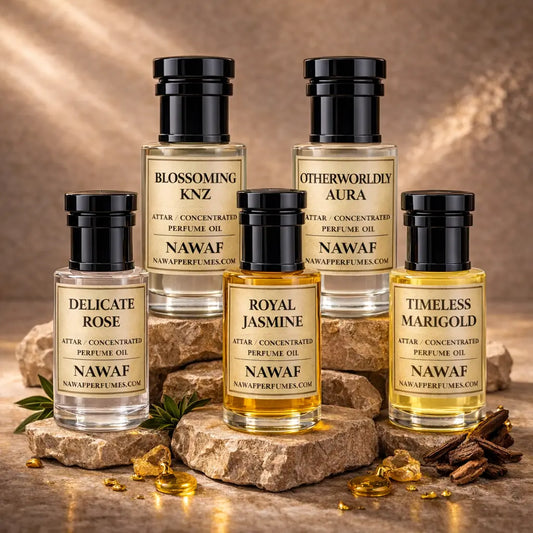 Floral Attar Collection – 5 Piece Set